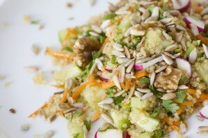 Quinoa salad with walnuts recipe 