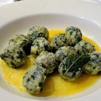 Ricotta and spinach dumplings recipe