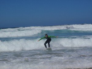 Surf holiday in Sagres, Portugal - standing