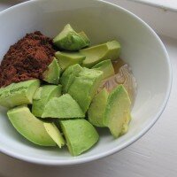 Healthy avocado chocolate mousse recipe