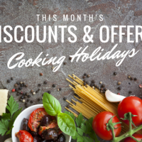 February’s special offers: Cooking and Wine Holidays